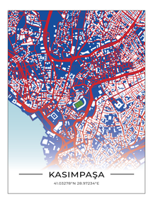 Stadion Poster Kasımpaşa Istanbul