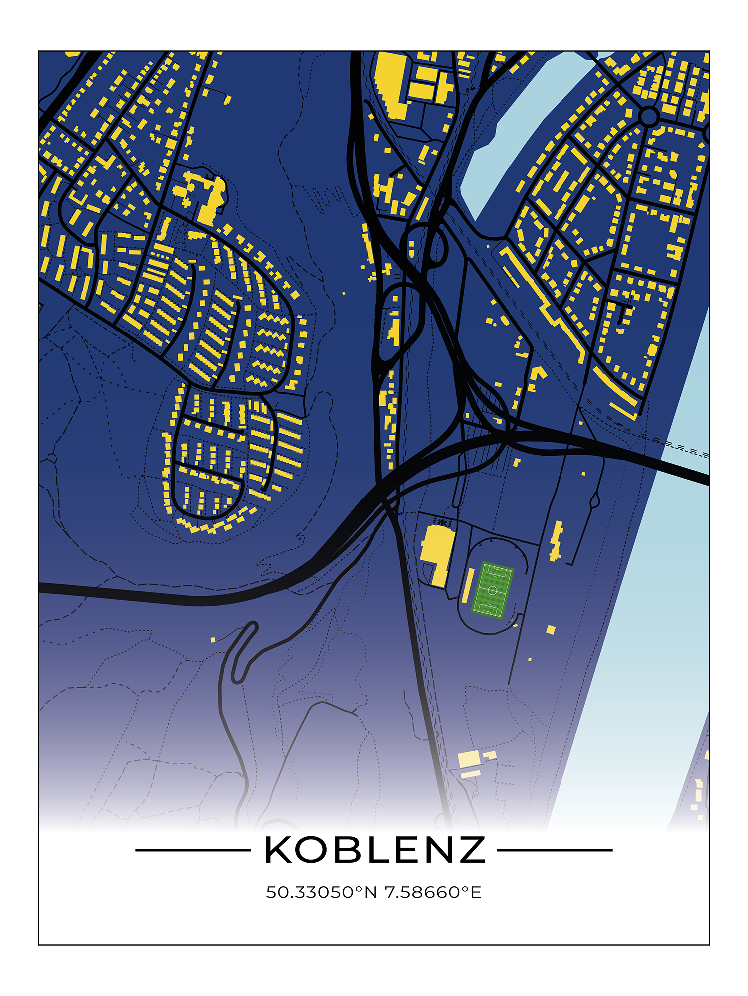 Stadion Poster Koblenz