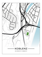 Stadion Poster Koblenz