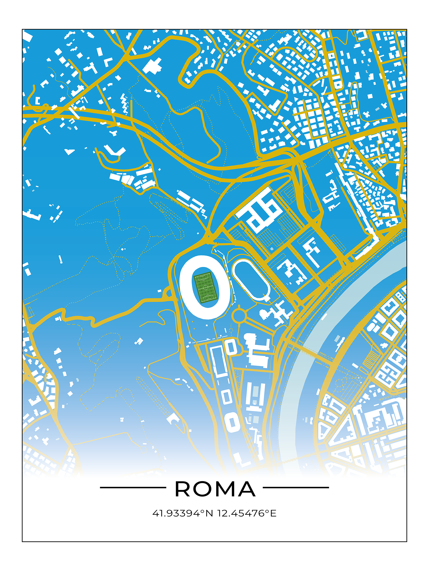 Stadion Poster Rom - Olimpico Roma