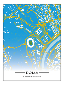 Stadion Poster Rom - Olimpico Roma