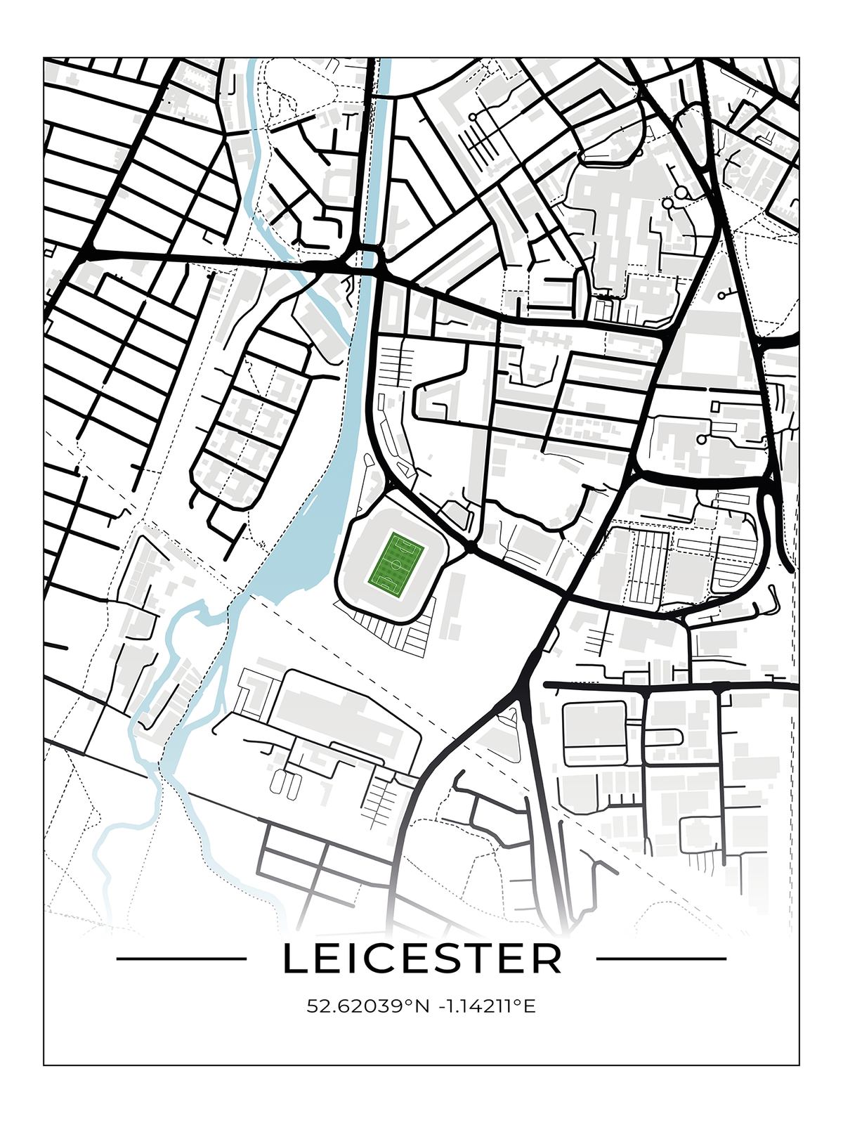 Stadion Poster Leicester