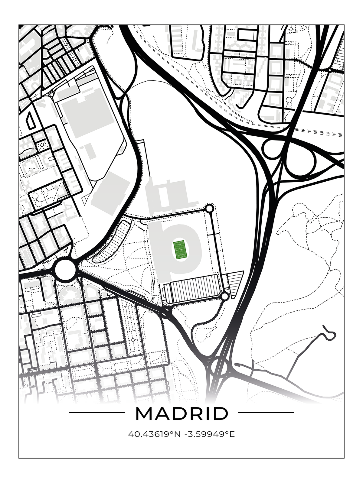 Stadion Poster Madrid - Wanda Metropolitano