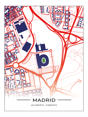 Stadion Poster Madrid - Wanda Metropolitano