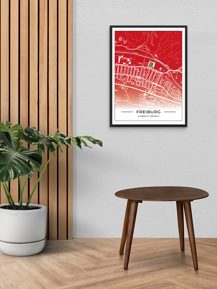 Stadion Poster Freiburg - "Altes" Stadion