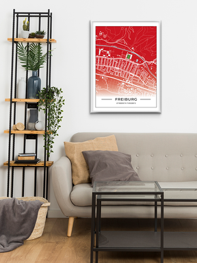 Stadion Poster Freiburg - "Altes" Stadion