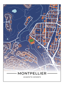 Stadion Poster Montpellier