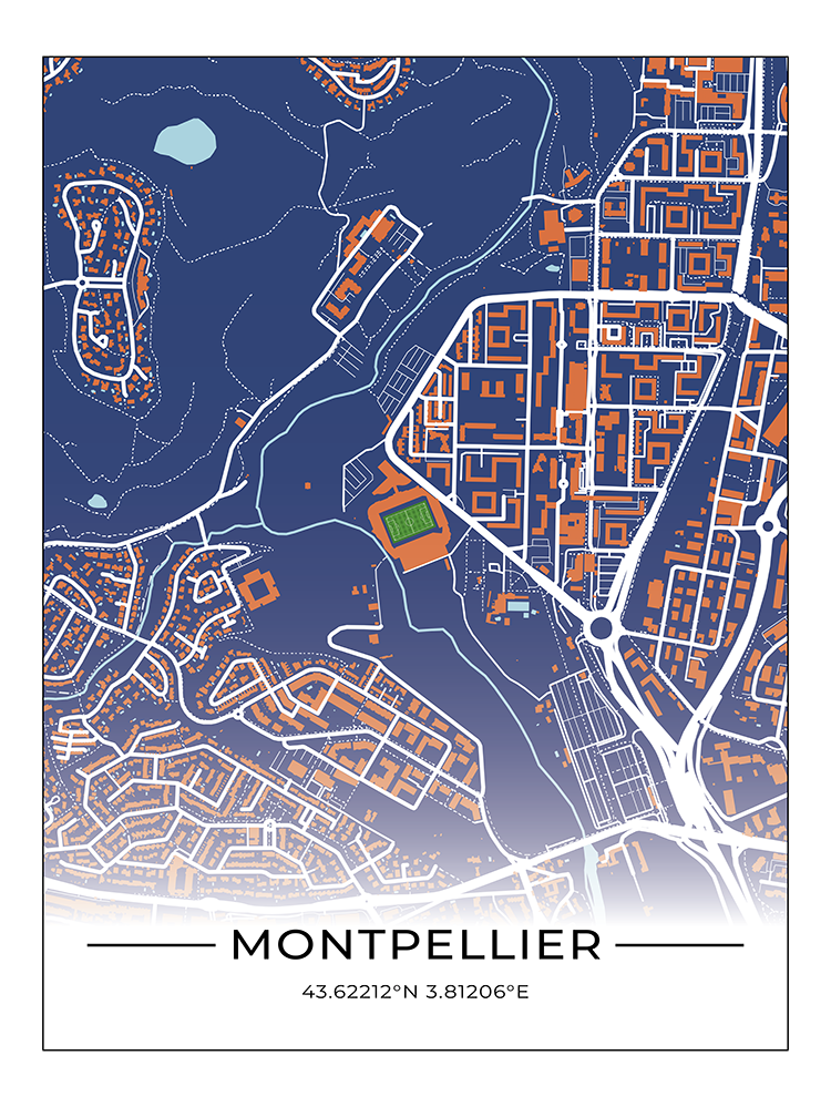 Stadion Poster Montpellier