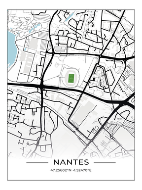 Stadion Poster Nantes