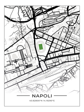 Stadion Poster Neapel
