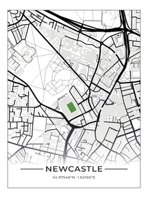 Stadion Poster Newcastle