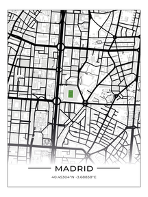 Stadion Poster Madrid - Estadio Santiago Bernabéu