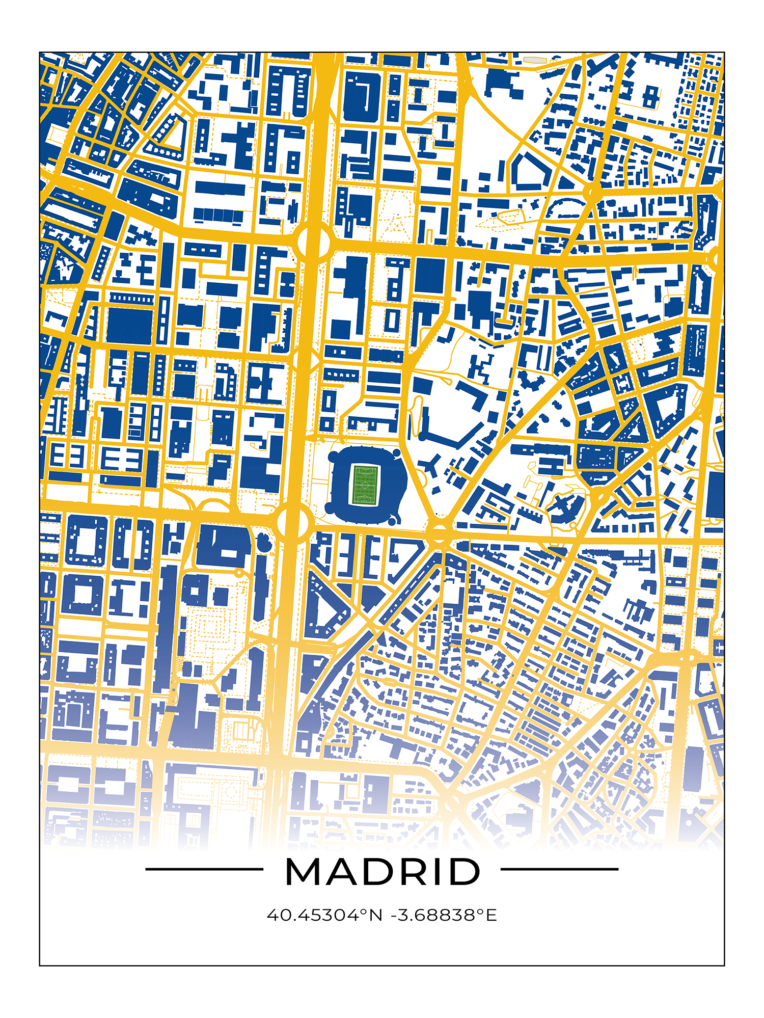 Stadion Poster Madrid - Estadio Santiago Bernabéu