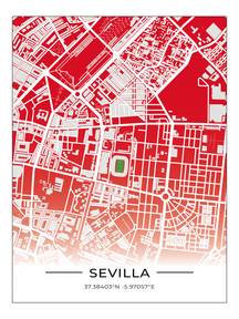 Stadion Poster Sevilla - Estadio Ramón Sánchez Pizjuán