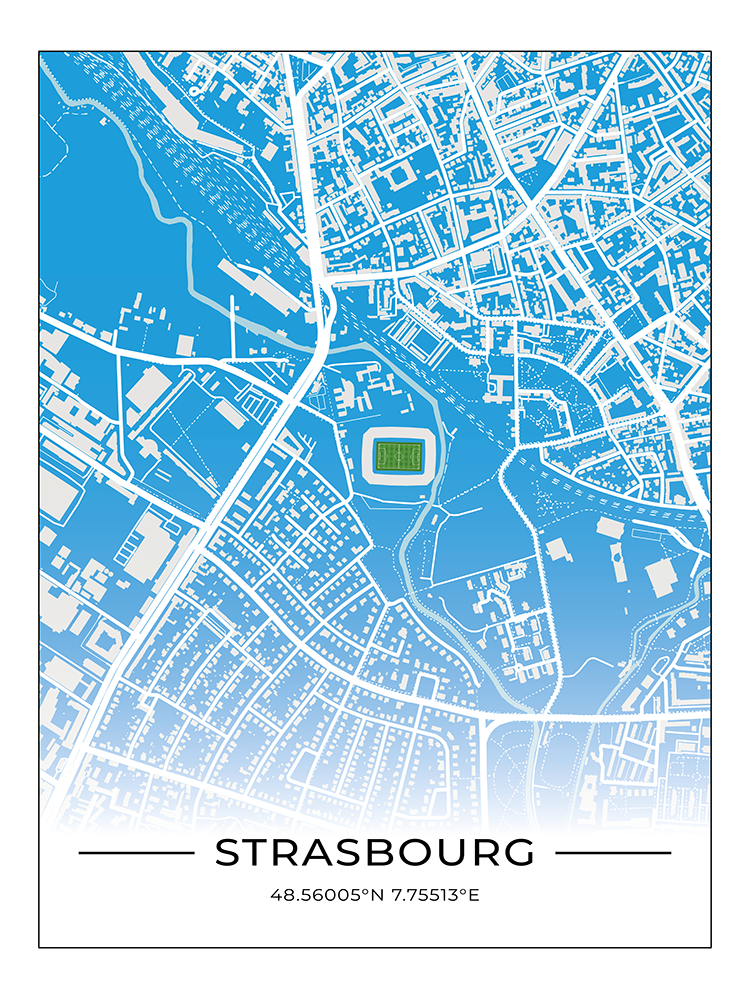 Stadion Poster Straßburg