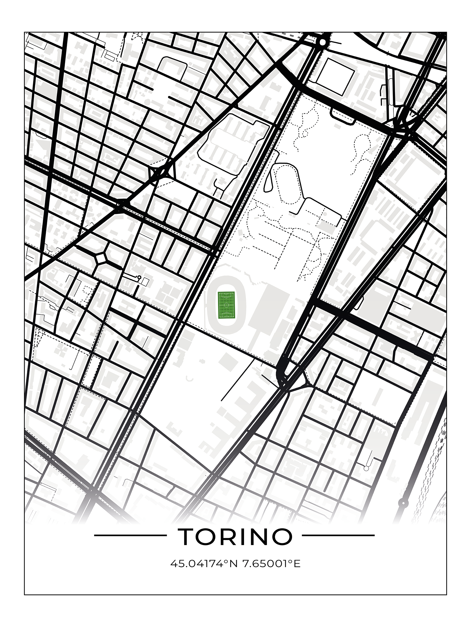 Stadion Poster Turin  - Olympiastadion Turin