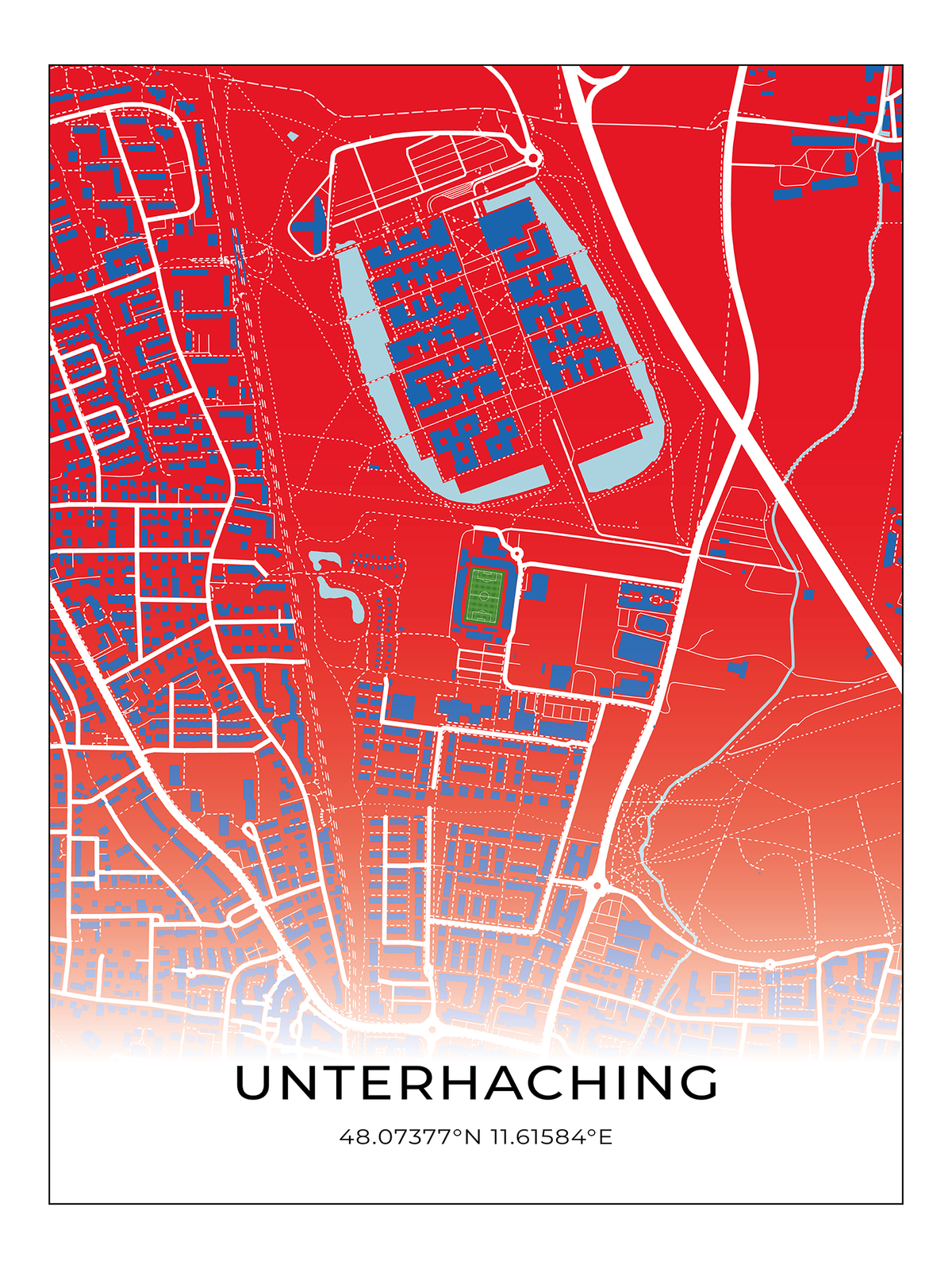 Stadion Poster Unterhaching