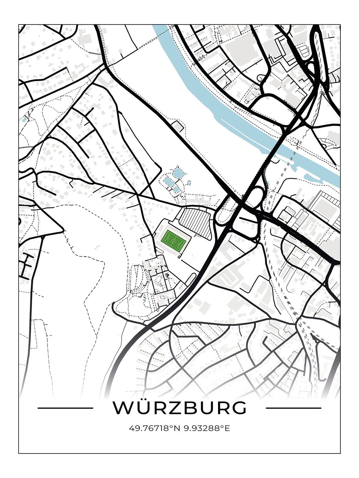 Stadion Poster Würzburg