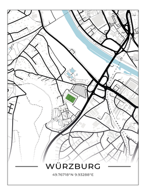 Stadion Poster Würzburg