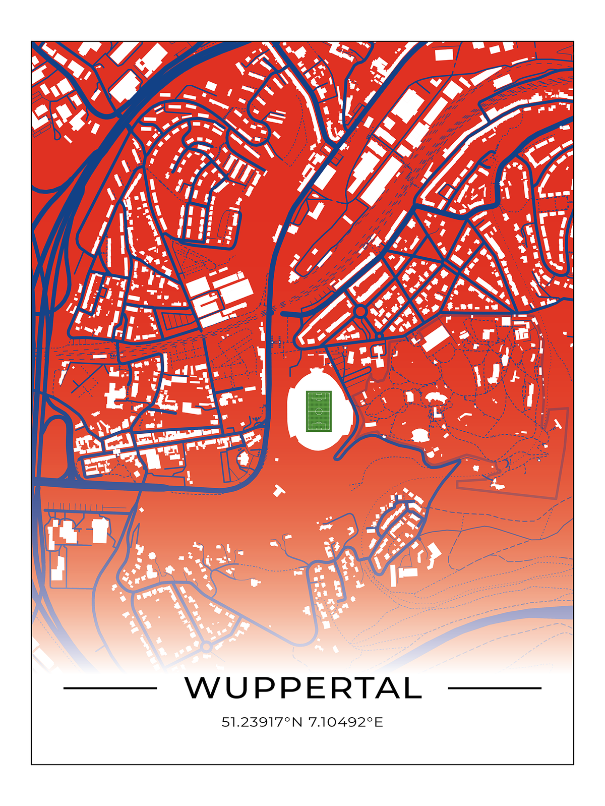 Stadion Poster Wuppertal