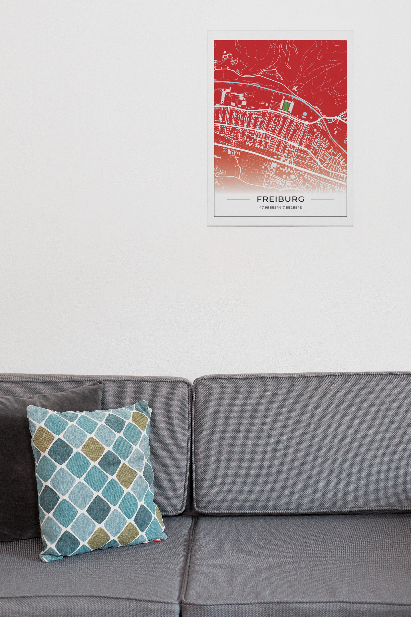 Stadion Poster Freiburg - "Altes" Stadion